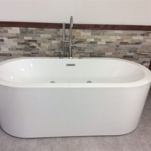 ᐅ【WOODBRIDGE 67" X 32" Whirlpool Water Jetted And Air Bubble ...