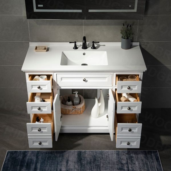 12+ 48 Natural Wood Vanity