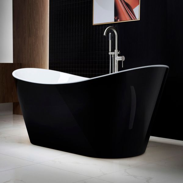 ᐅ【WOODBRIDGE B-1817 71" Acrylic Freestanding Bathtub Contemporary ...