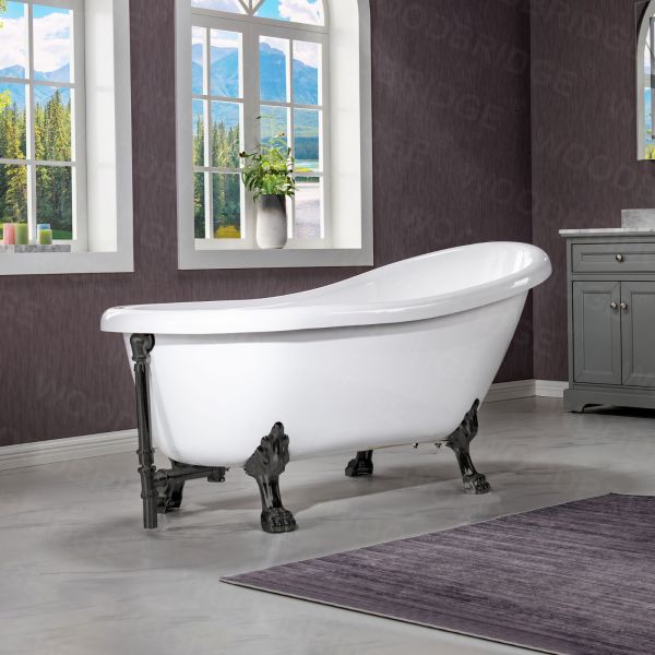 Icarus 67″ Cast Iron Slipper Tub Kit – Oil Rubbed Bronze Accessories —  Barclay Products Limited