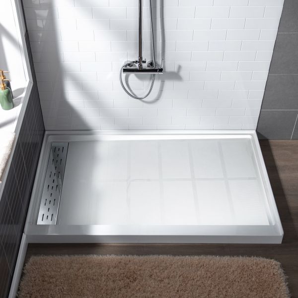 ᐅ【WOODBRIDGE SBR6032-1000L Solid Surface Shower Base with