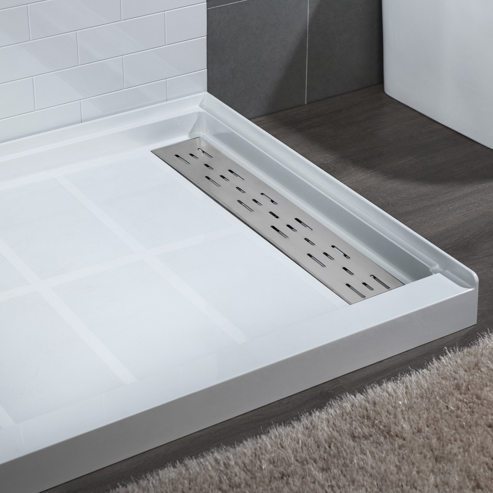 ᐅ【WOODBRIDGE SBR60321000R Solid Surface Shower Base with Recessed