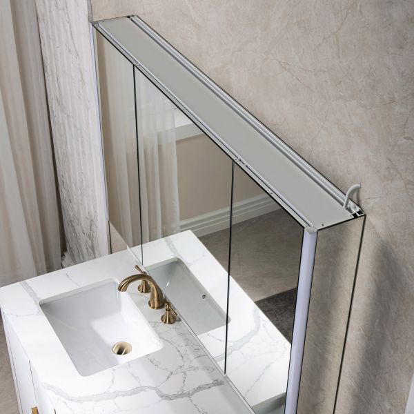 Bavier Modern Medicine Cabinet with Mirror – GDFStudio