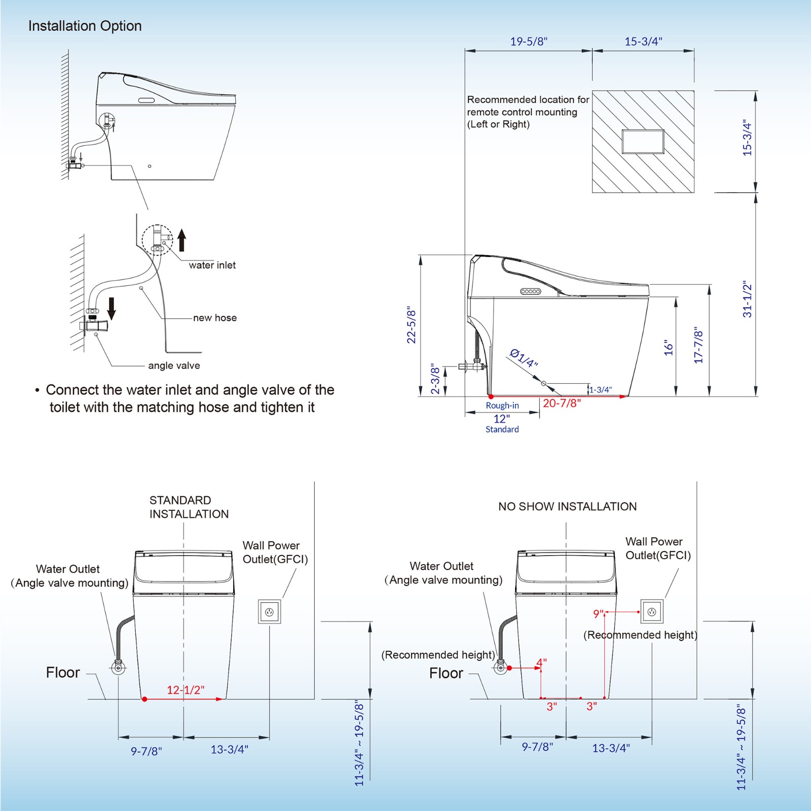 ᐅ【WOODBRIDGE B-0960S 1.0 GPF/1.28 GPF Single Flush Toilet With ...