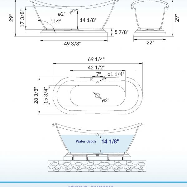 Clear Plastic 114 Tub 